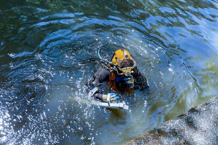IML-RESI Underwater PowerDrill による水中での測定